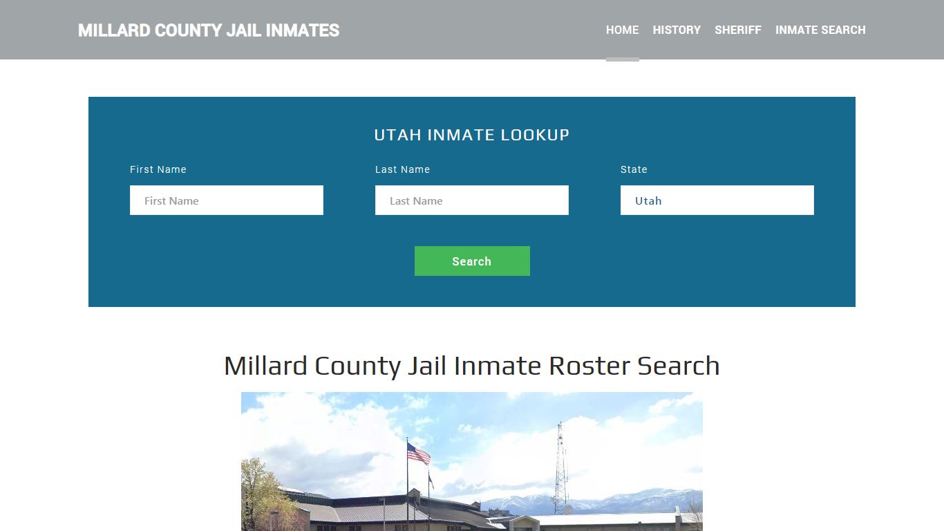 Millard County Jail Inmate Roster Lookup, Fillmore, UT